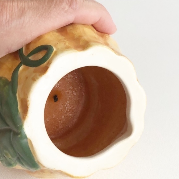 Yankee Candle Squash Pumpkin Fall Candle w Lid - Picture 4 of 7